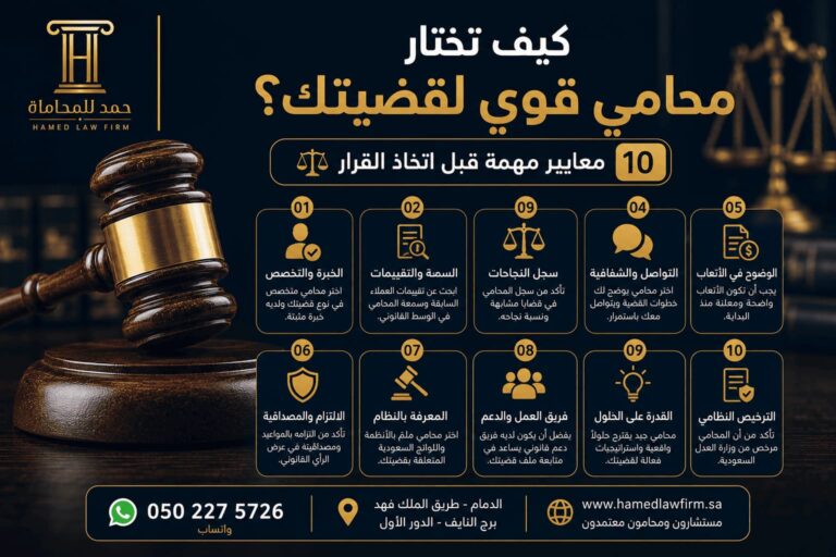 كيف تختار محامي قوي لقضيتك